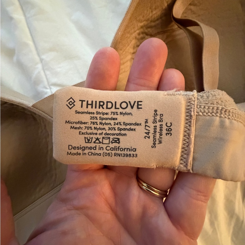 Thirdlove Tab Wireless Bra 36c - image 3